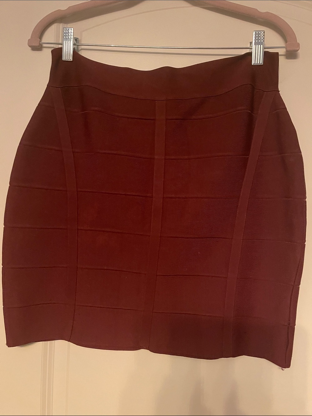 INC International Concepts Burgundy Pencil Skirt
